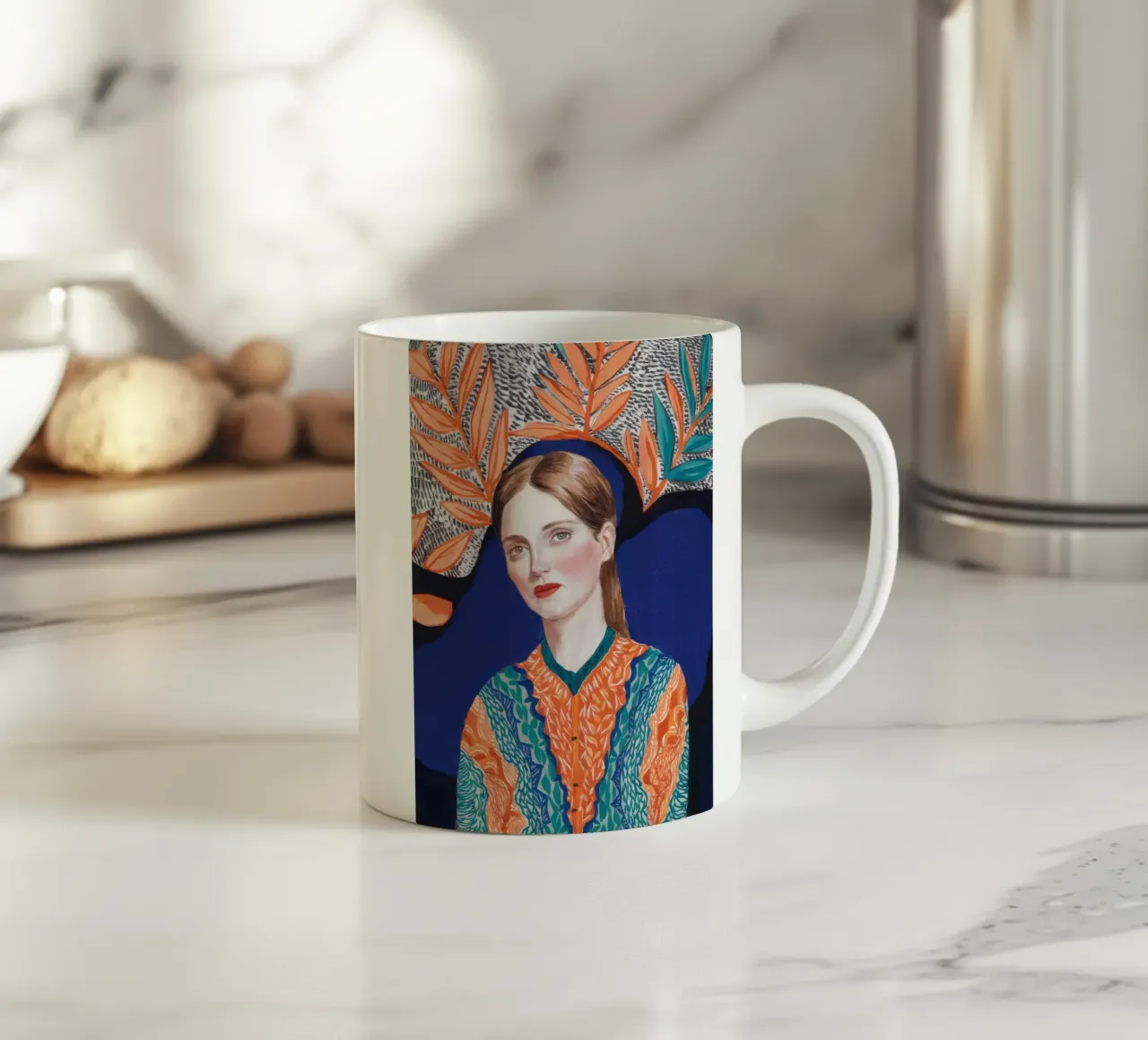Contrasto della bobina cremisi tazza in ceramica da Vivid Reverie