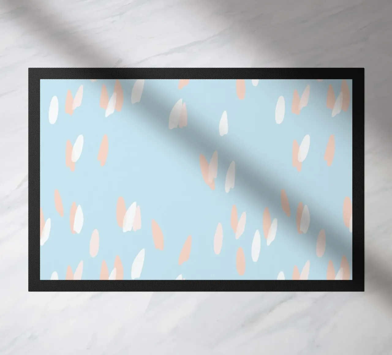 Surfboard Segelboot abstrakte Formen Surfen Poster Fußmatte von LIMITED EDITION LETTERS