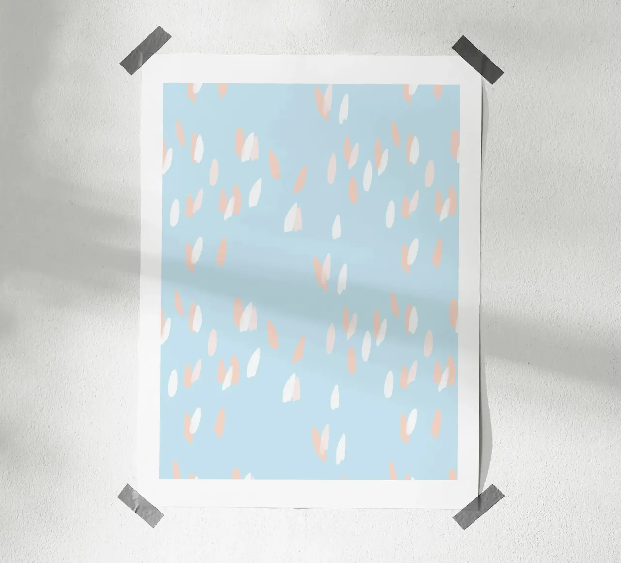 Surfboard Segelboot abstrakte Formen Surfen Poster poster da LIMITED EDITION LETTERS