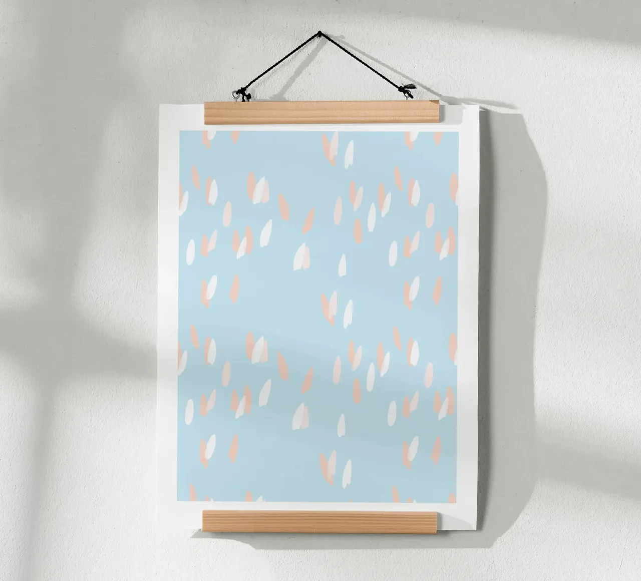 Surfboard Segelboot abstrakte Formen Surfen Poster Hahnemühle von LIMITED EDITION LETTERS