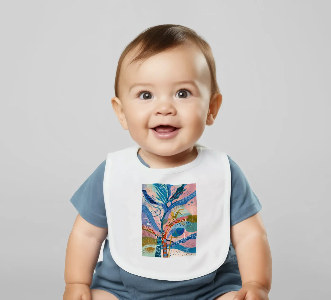 Gioco con il motivo a petali bavaglino da Vivid Reverie