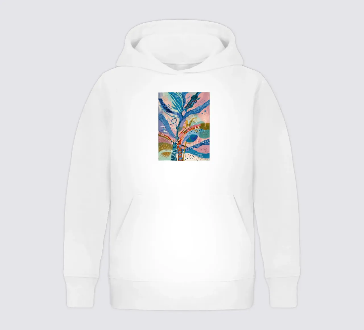 Petal Pattern Playtime kids hoodie by Vivid Reverie