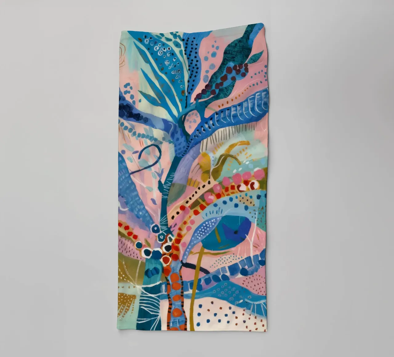 Petal Pattern Playtime towel by Vivid Reverie