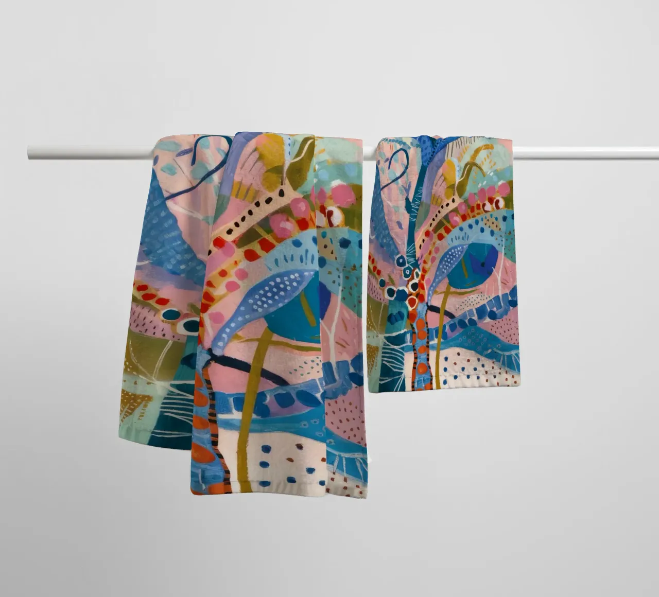 Petal Pattern Playtime towel by Vivid Reverie