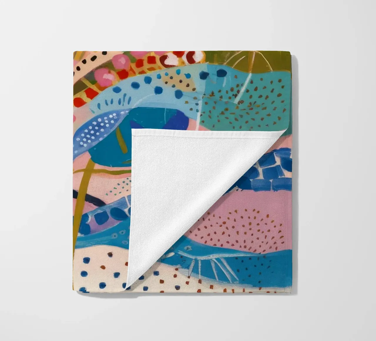 Petal Pattern Playtime beach towel by Vivid Reverie