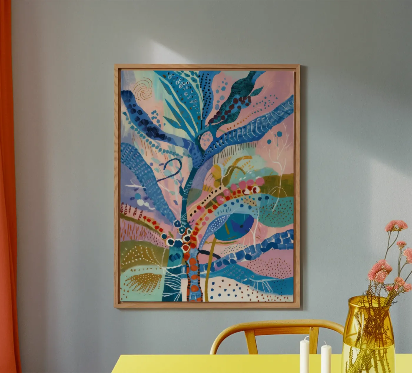 Gioco con il motivo a petali alluminio dibond da Vivid Reverie