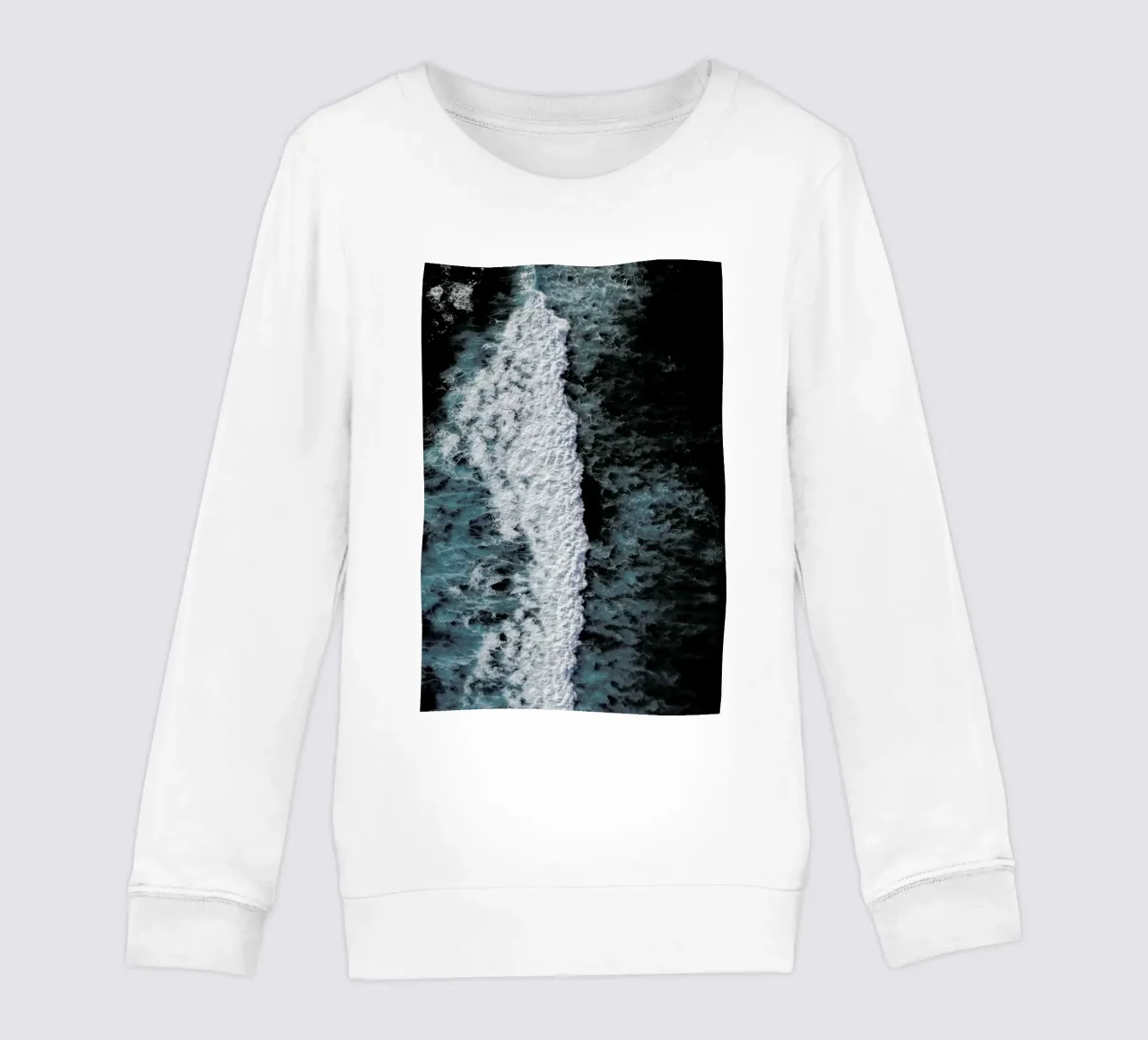 Calming Waves & Deep Blue Sea felpa bambino da Studio Nahili