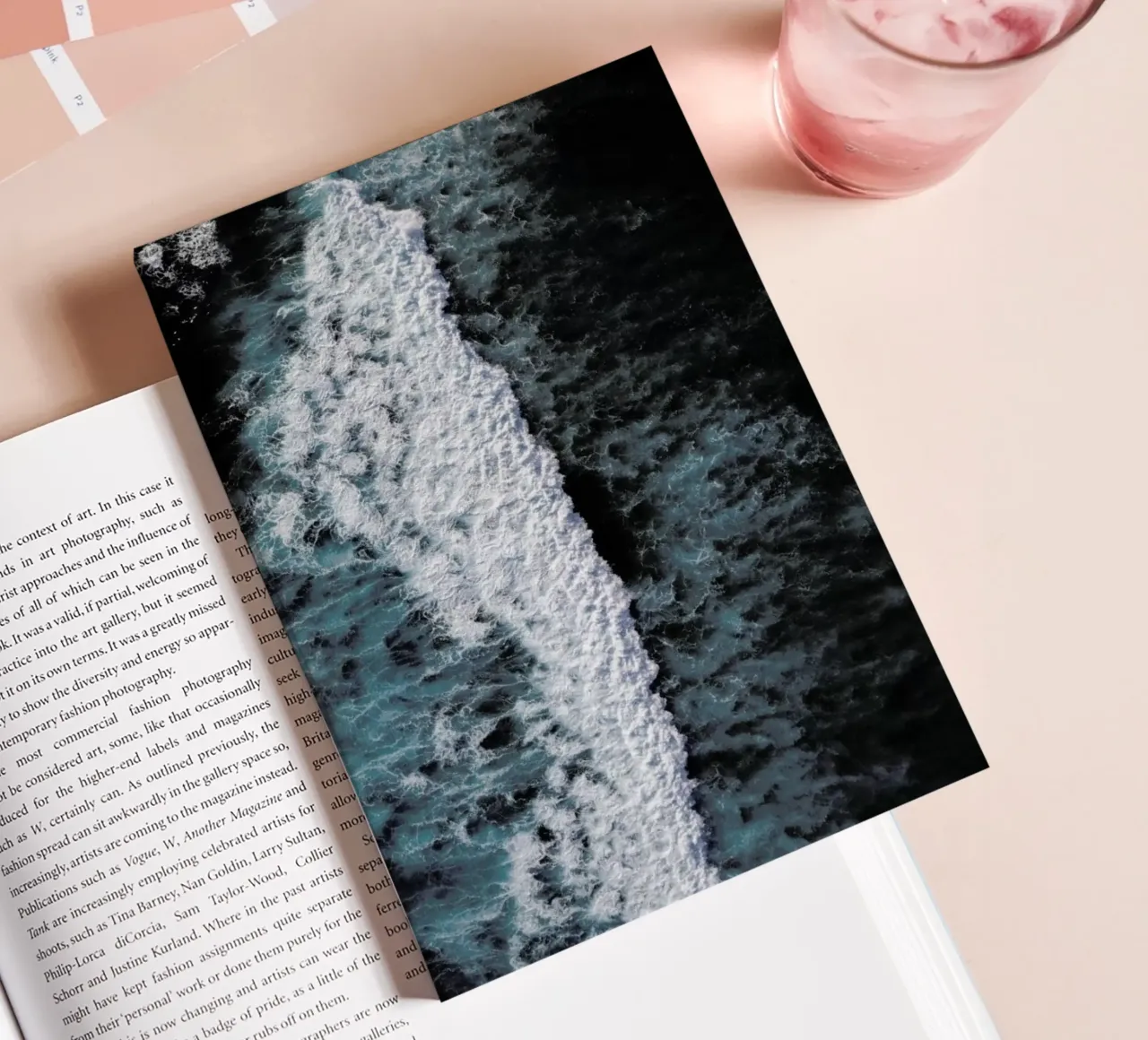 Calming Waves & Deep Blue Sea notebook by Studio Nahili