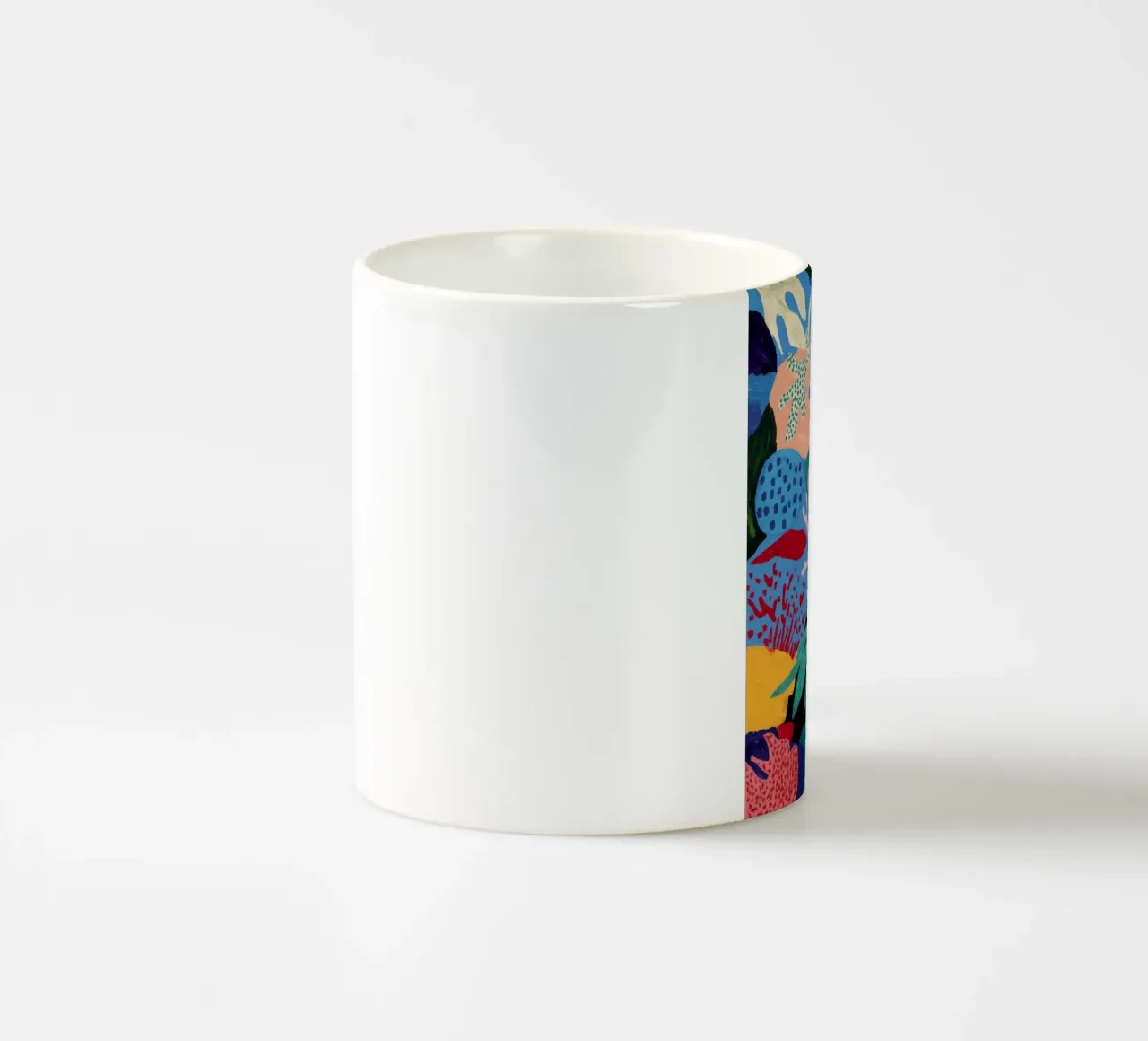Carnevale color corallo tazza in ceramica da Vivid Reverie