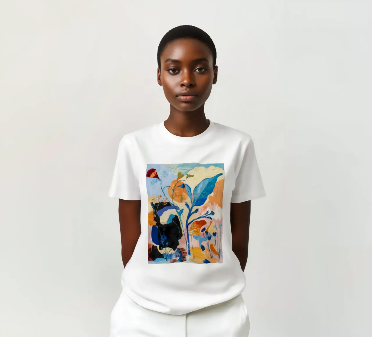 Nocturne Bloom Echo t-shirt by Vivid Reverie
