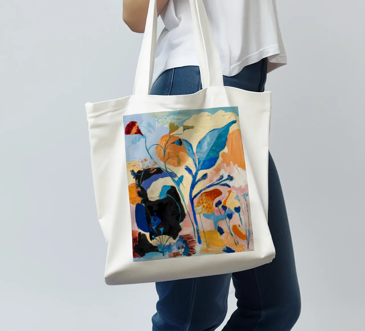 Nocturne Bloom Echo tote bag by Vivid Reverie