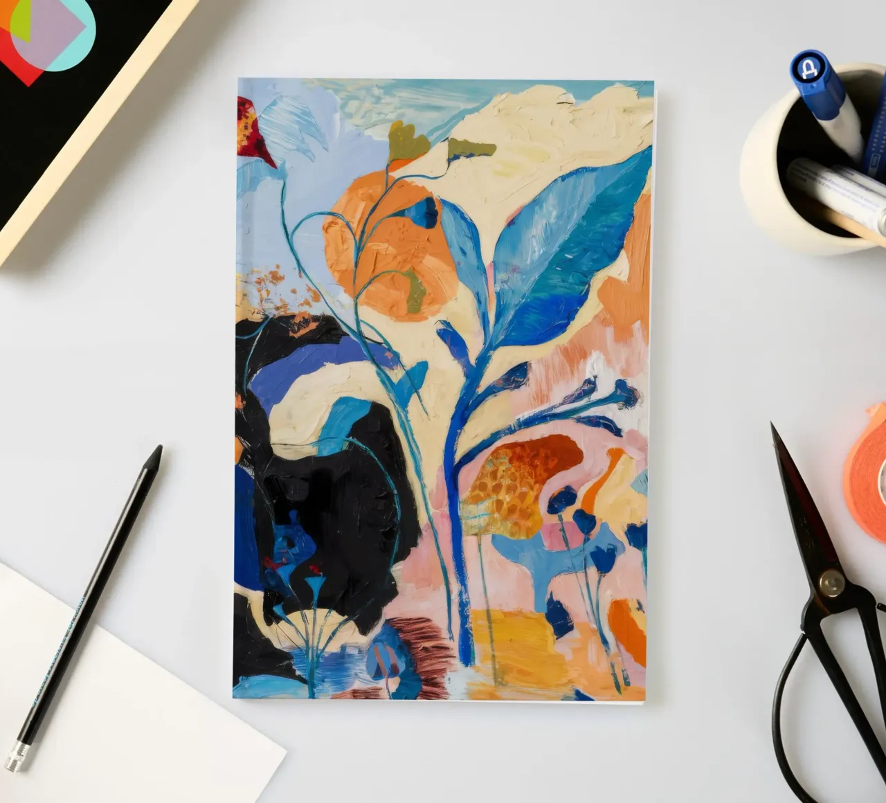 Nocturne Bloom Echo notebook by Vivid Reverie