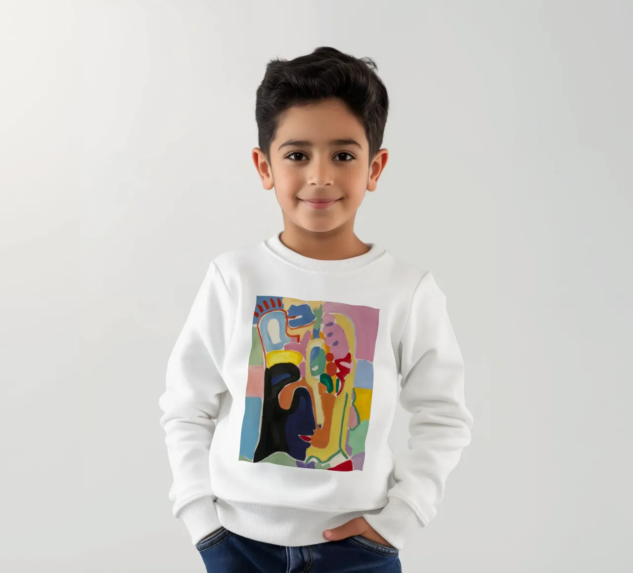 Visione cubista a croma felpa bambino da Vivid Reverie