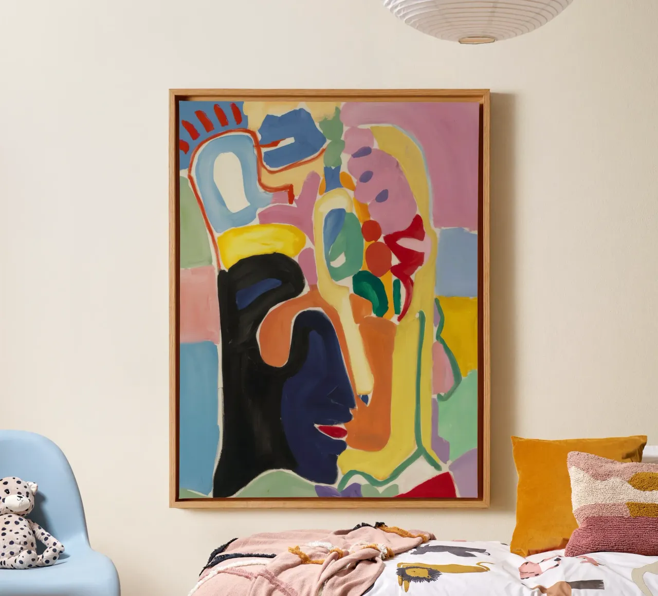 Visione cubista a croma tela da Vivid Reverie