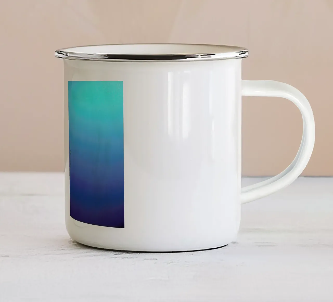Untitled_9 enamel mug by James Cooper