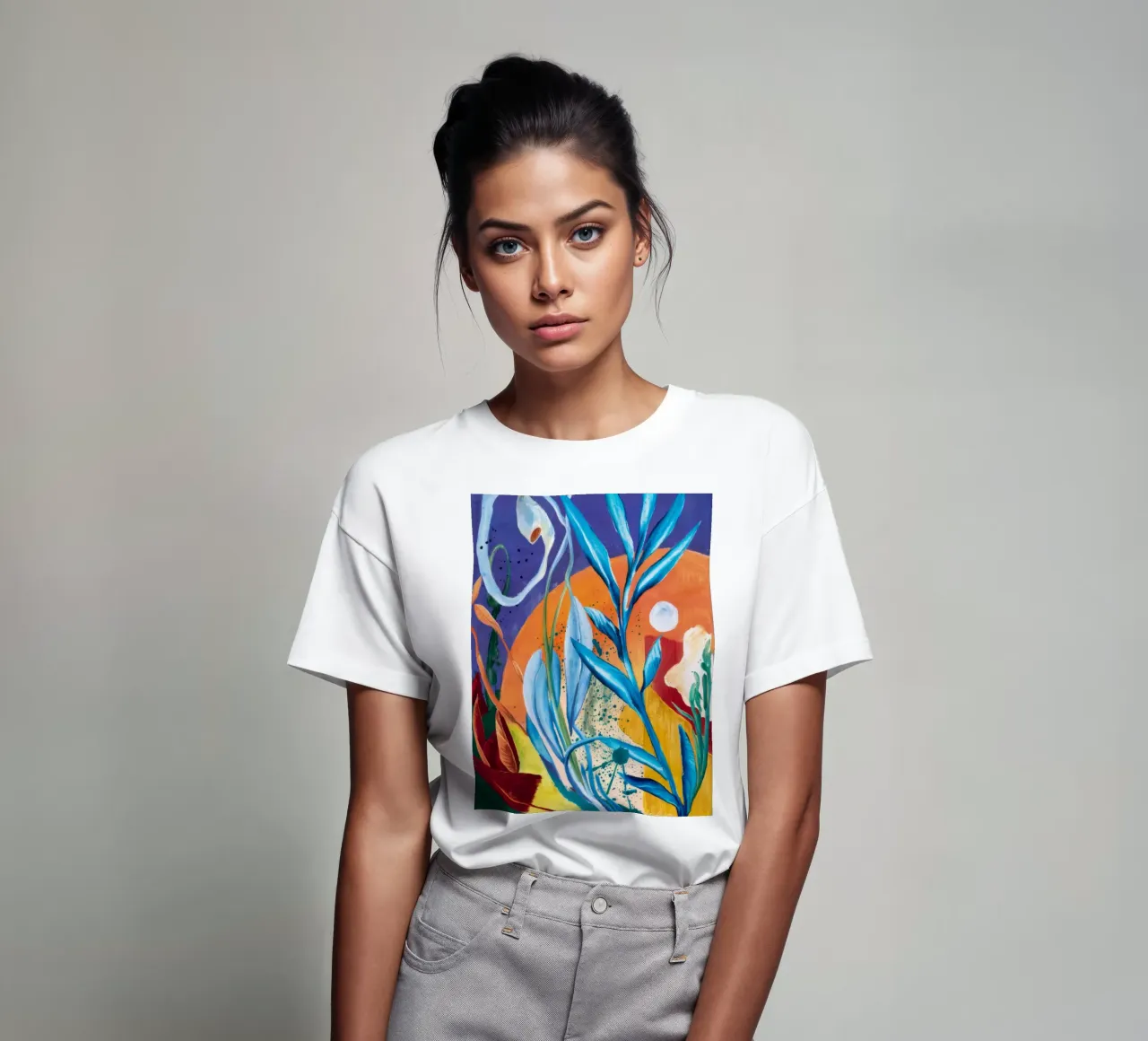 Vitality Vine Swirl t-shirt da Vivid Reverie