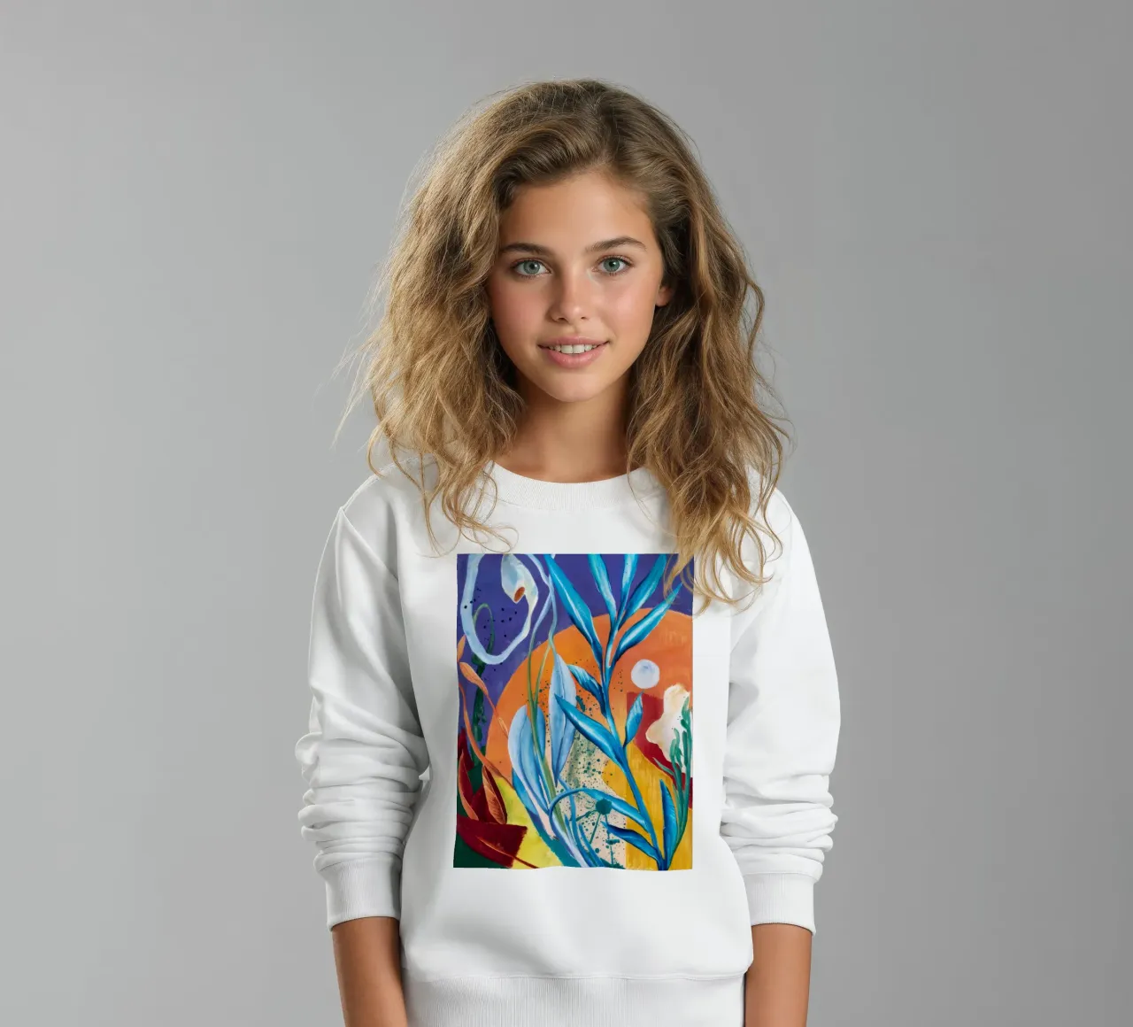 Vitality Vine Swirl felpa bambino da Vivid Reverie