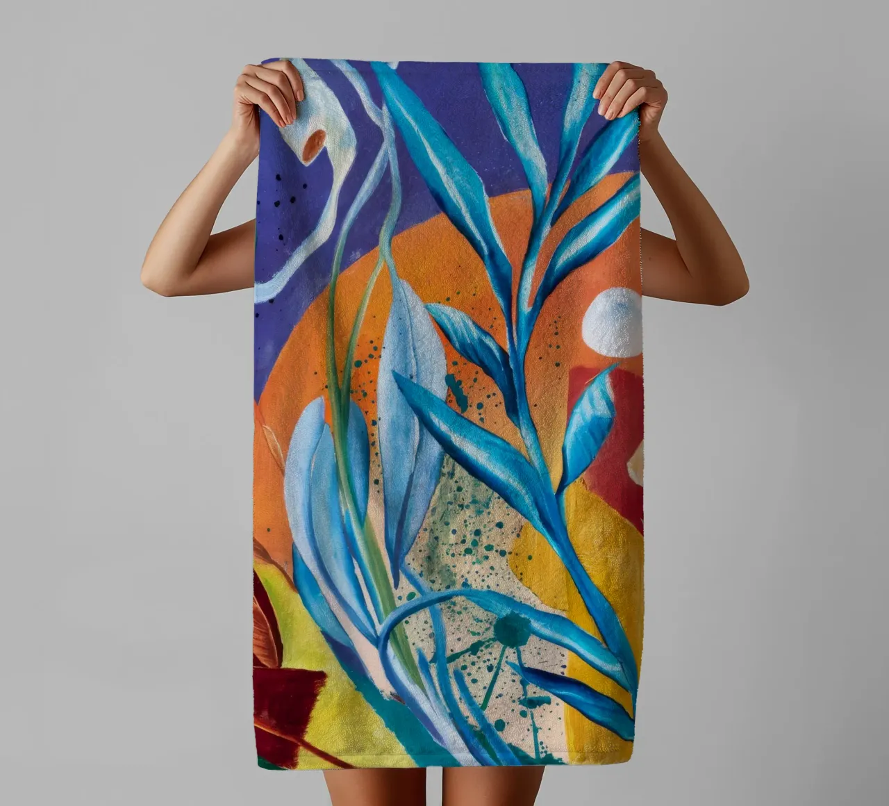 Vitality Vine Swirl asciugamano da bagno da Vivid Reverie
