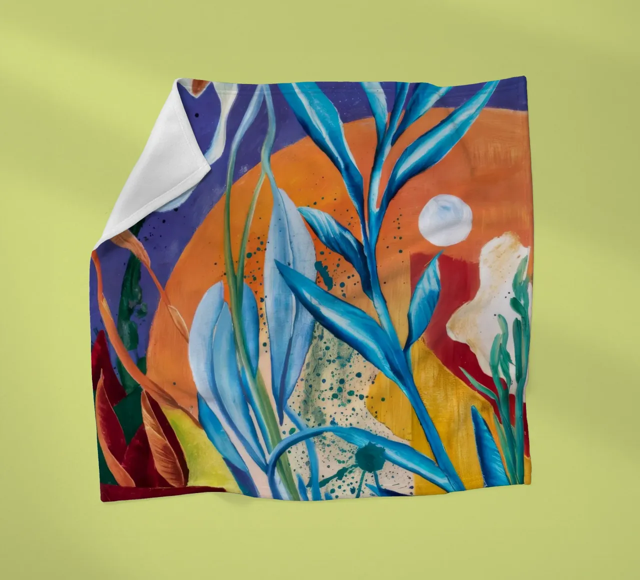 Vitality Vine Swirl coperta in pile da Vivid Reverie