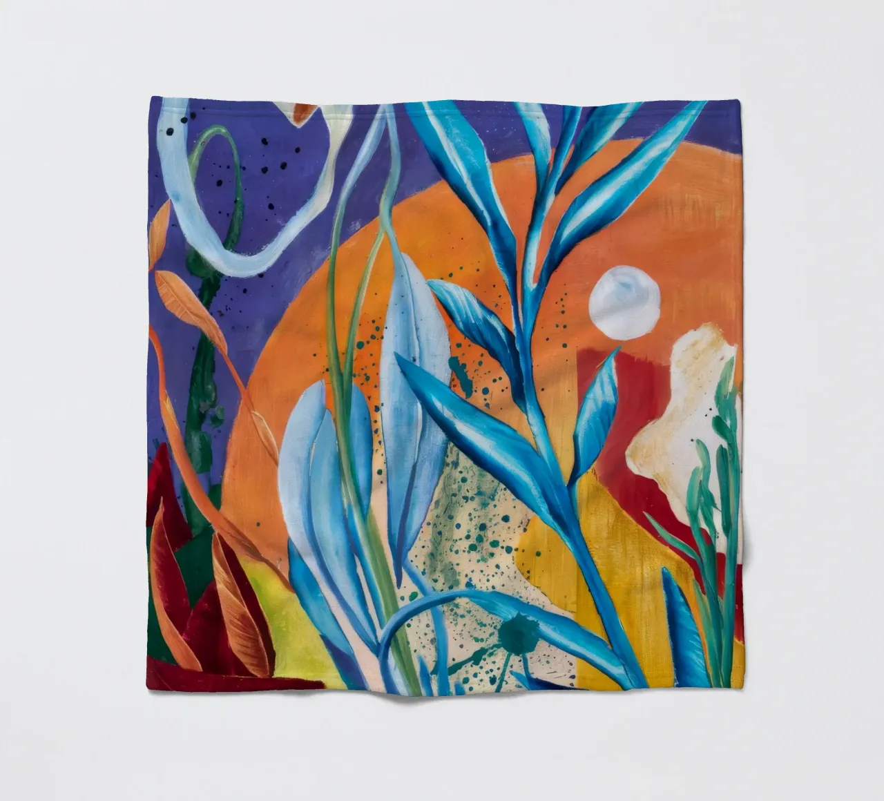 Vitality Vine Swirl coperta in pile da Vivid Reverie