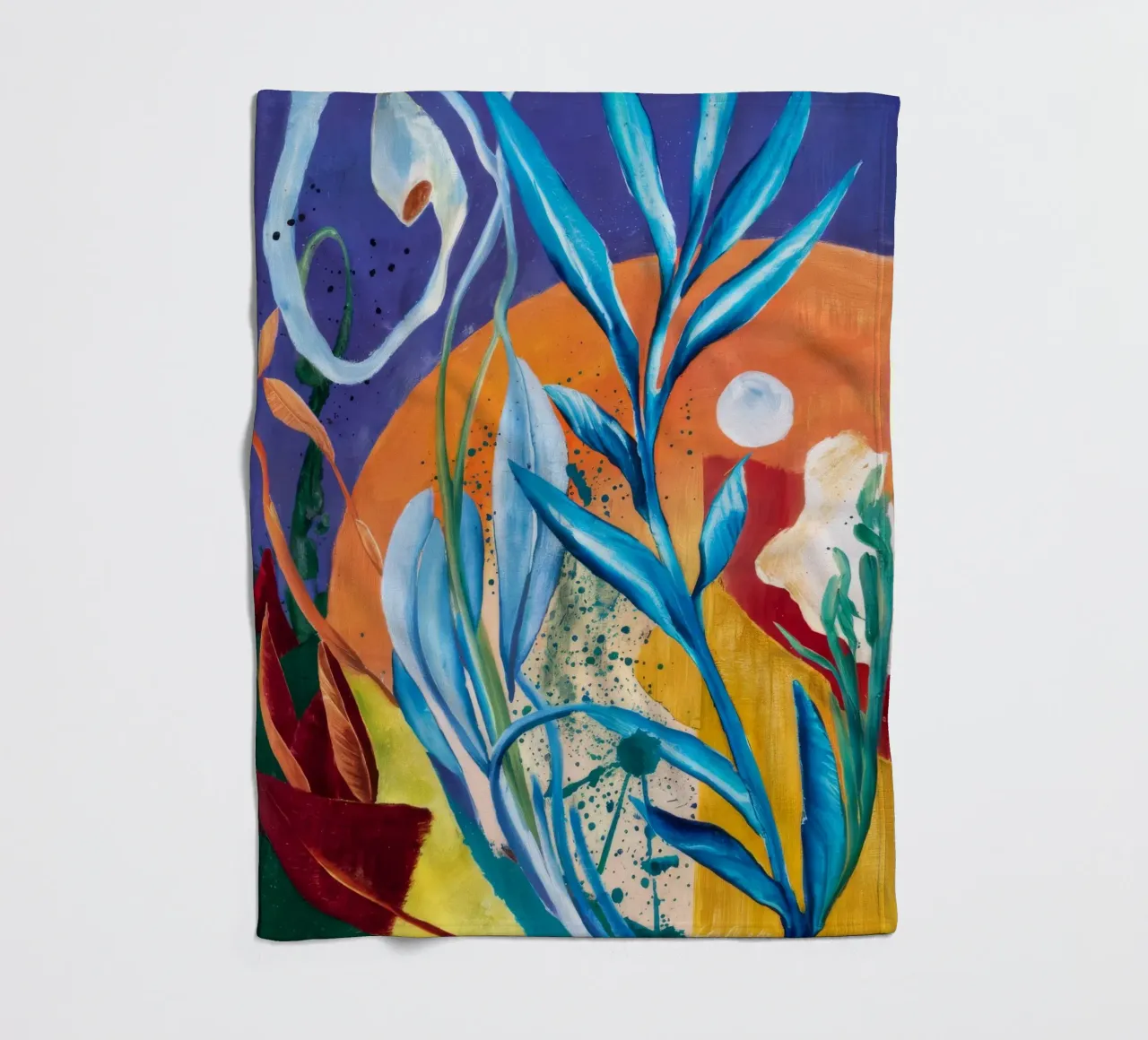 Vitality Vine Swirl coperta in pile da Vivid Reverie