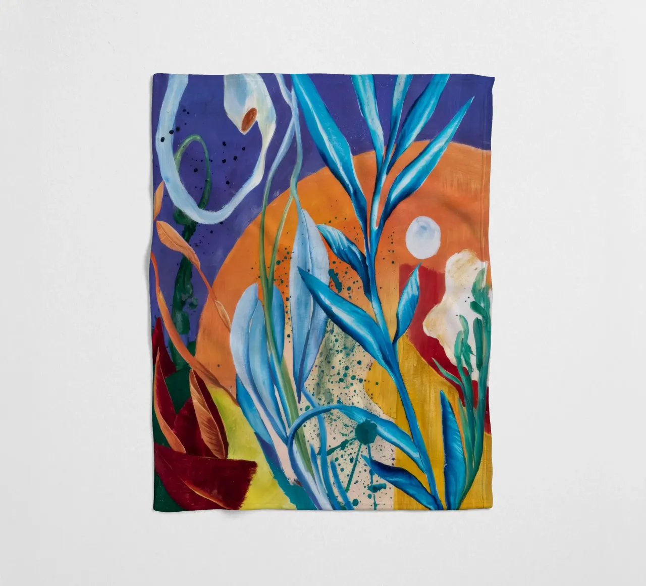 Vitality Vine Swirl coperta in pile da Vivid Reverie