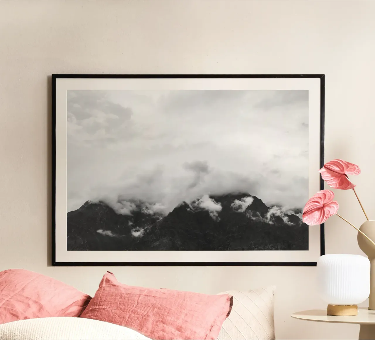 Foggy mountains carta hahnemühle da photolovers