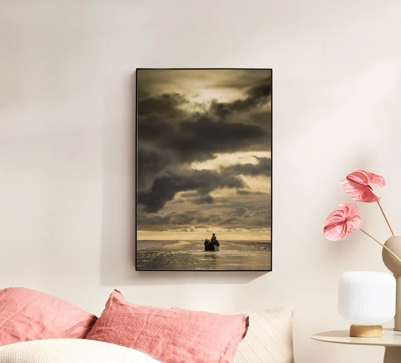 Sunset in grey and gold plexiglass da photolovers