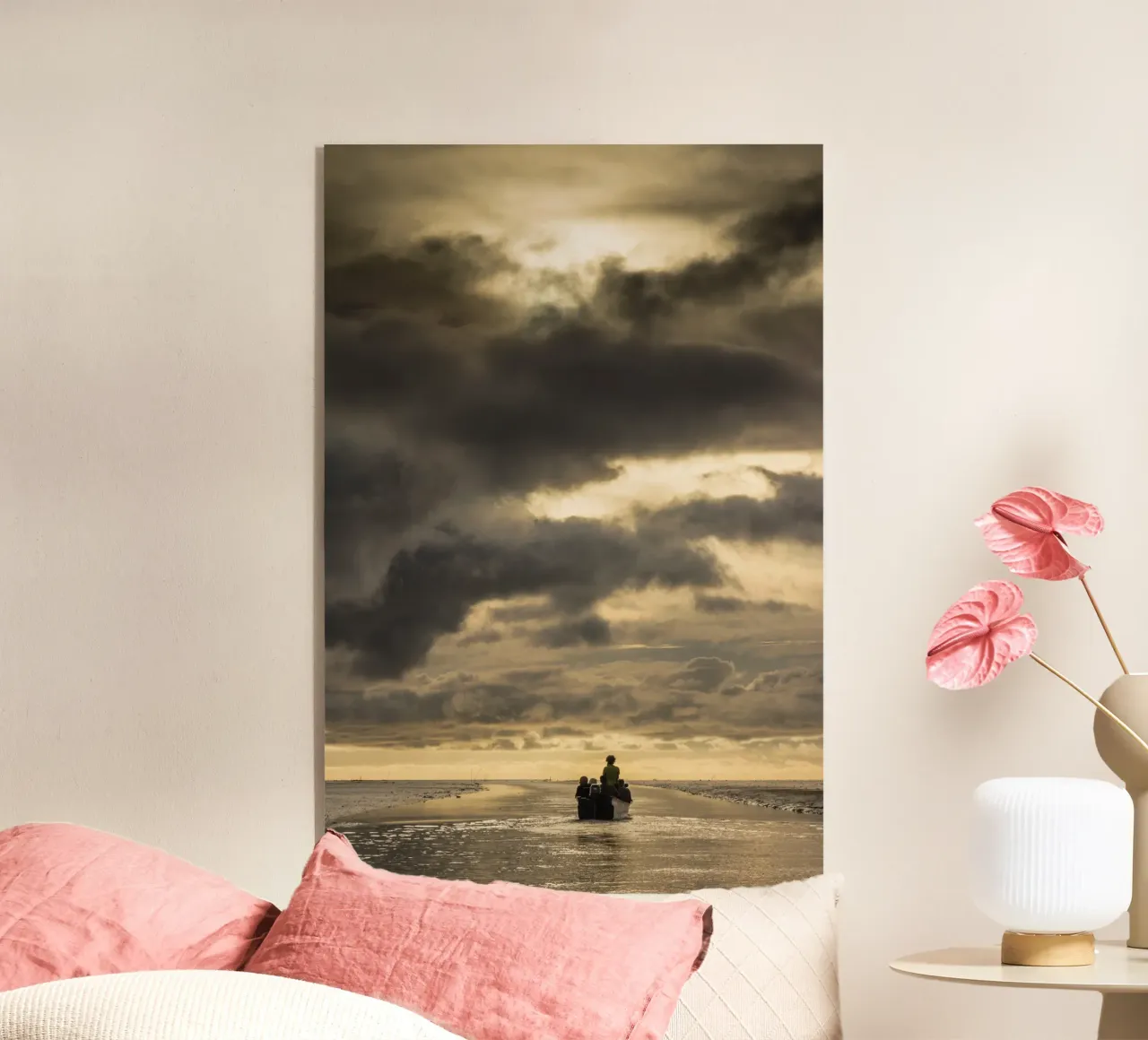 Sunset in grey and gold plexiglass da photolovers