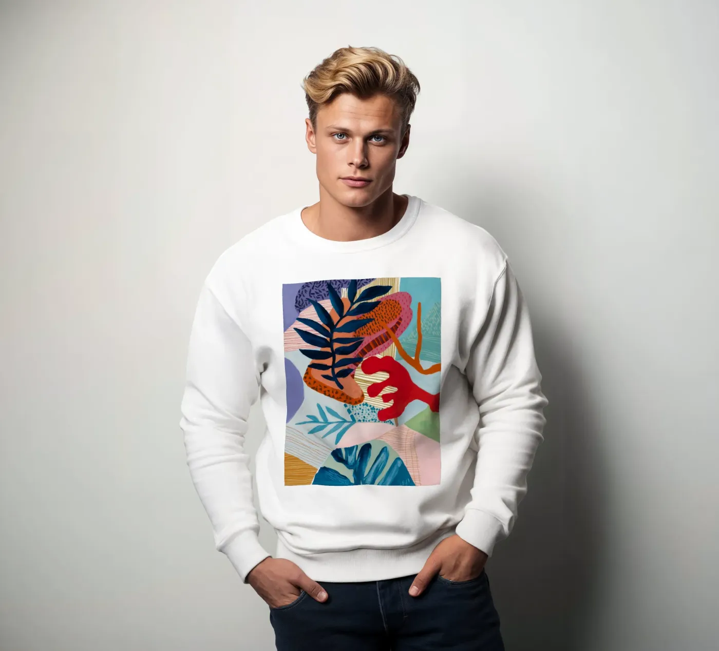 Strata Leaf Texture felpa da Vivid Reverie