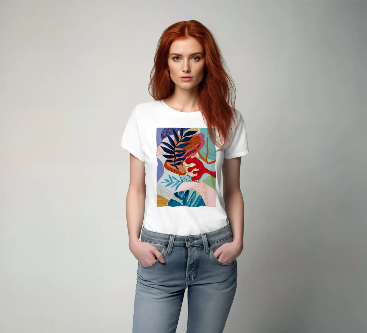Strata Leaf Texture t-shirt da Vivid Reverie