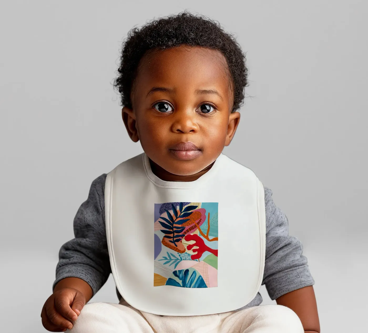 Strata Leaf Texture Babylätzchen von Vivid Reverie