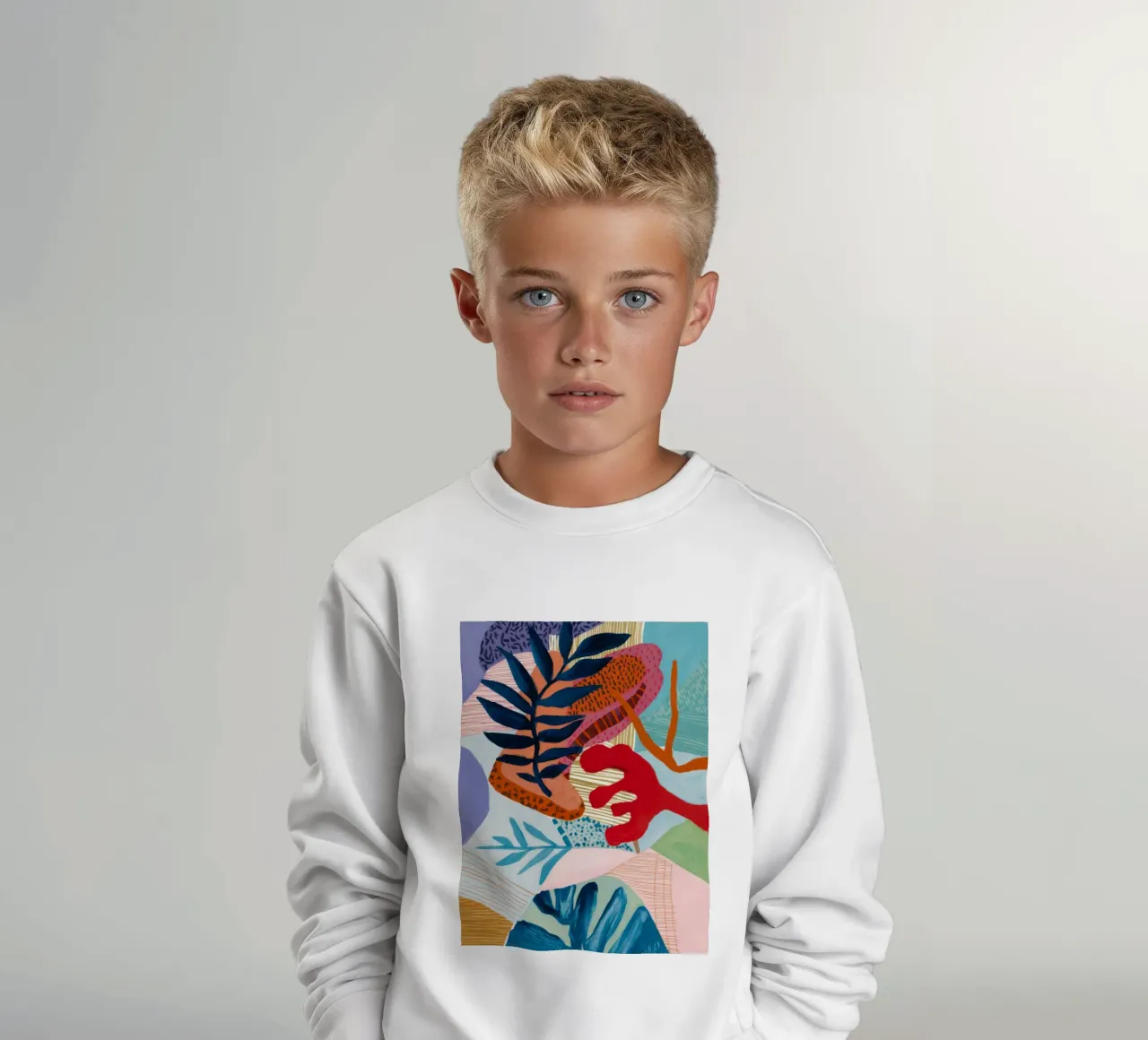 Strata Leaf Texture felpa bambino da Vivid Reverie