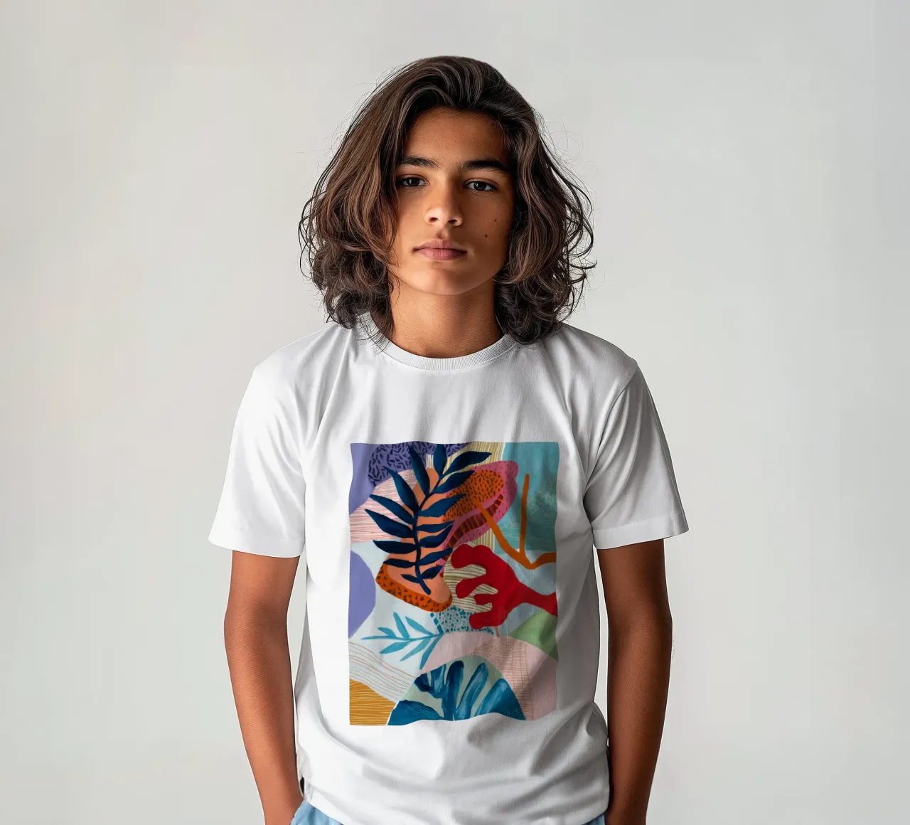 Strata Leaf Texture t-shirt bambini da Vivid Reverie