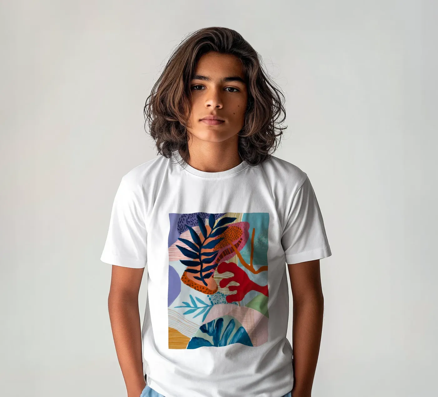 Strata Leaf Texture t-shirt bambini da Vivid Reverie