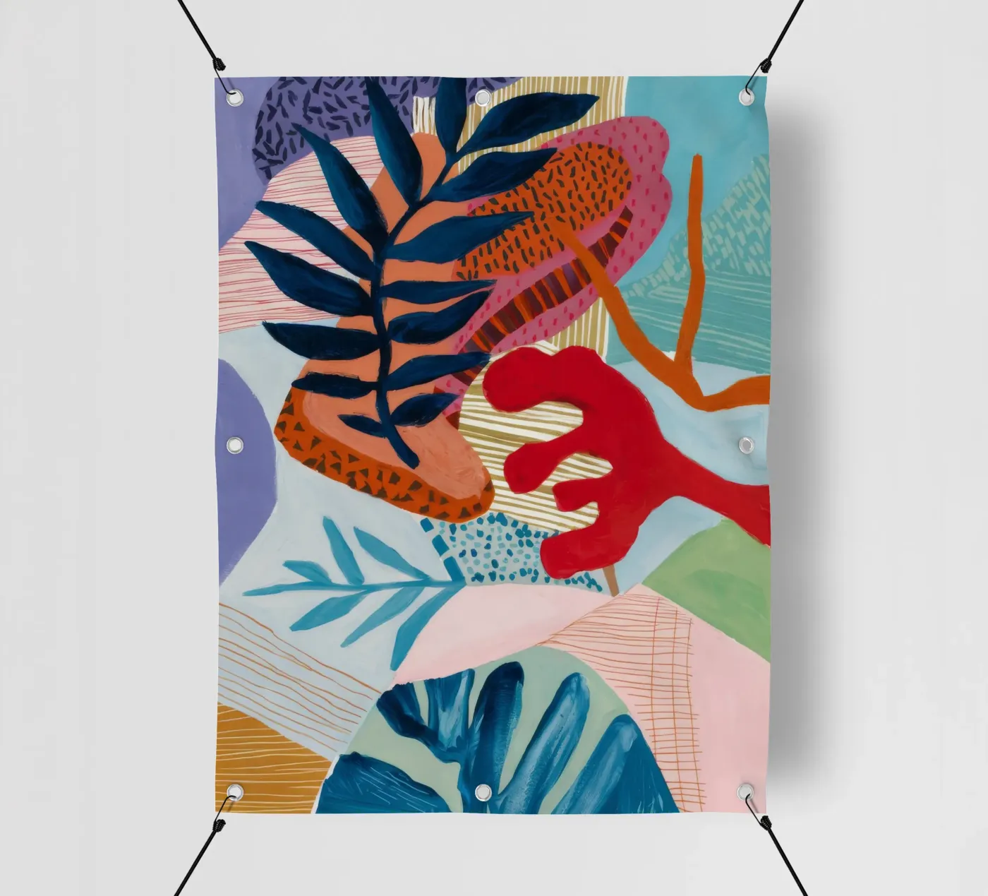 Strata Leaf Texture telo in pvc da Vivid Reverie