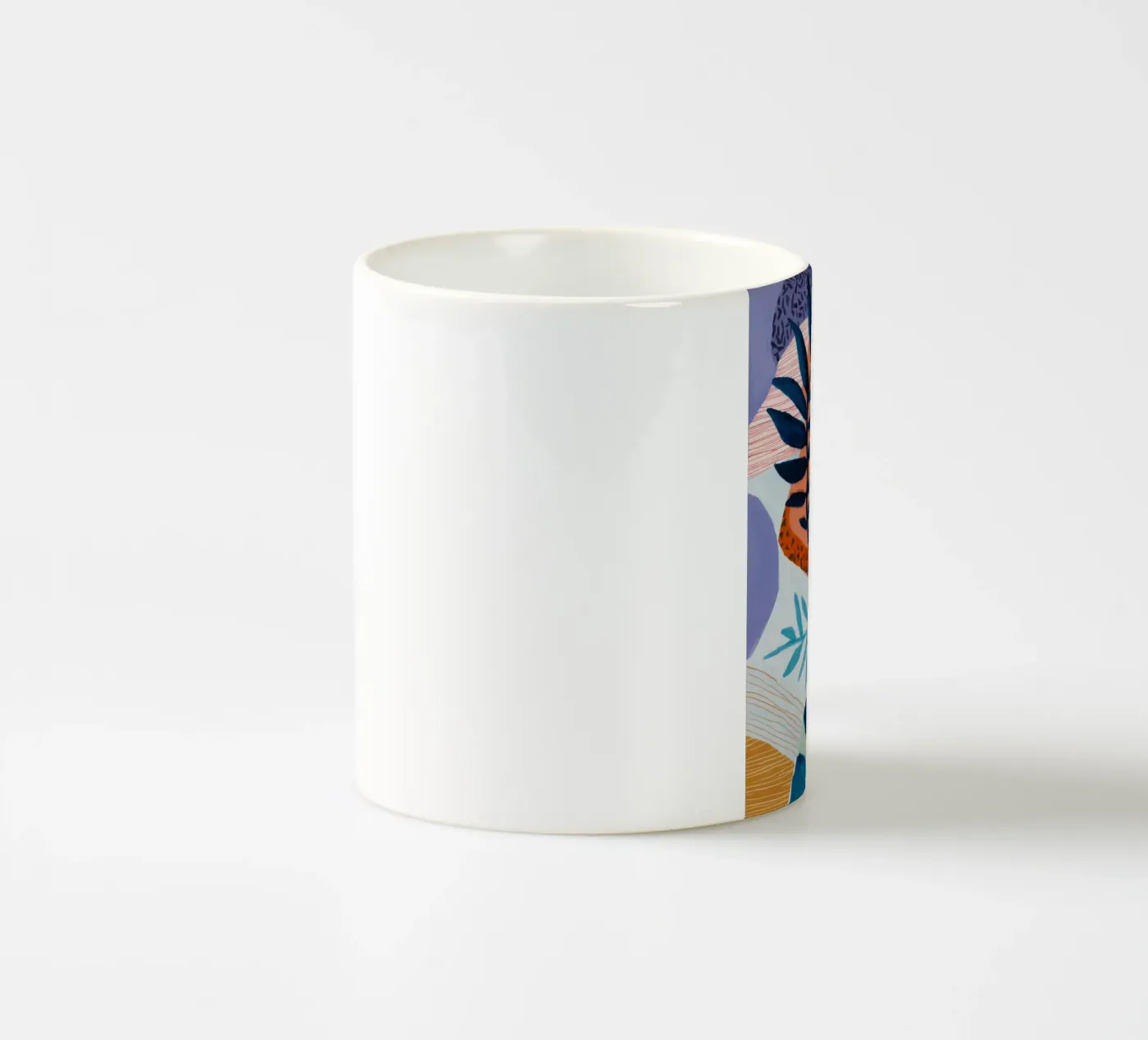 Strata Leaf Texture ceramic mug by Vivid Reverie