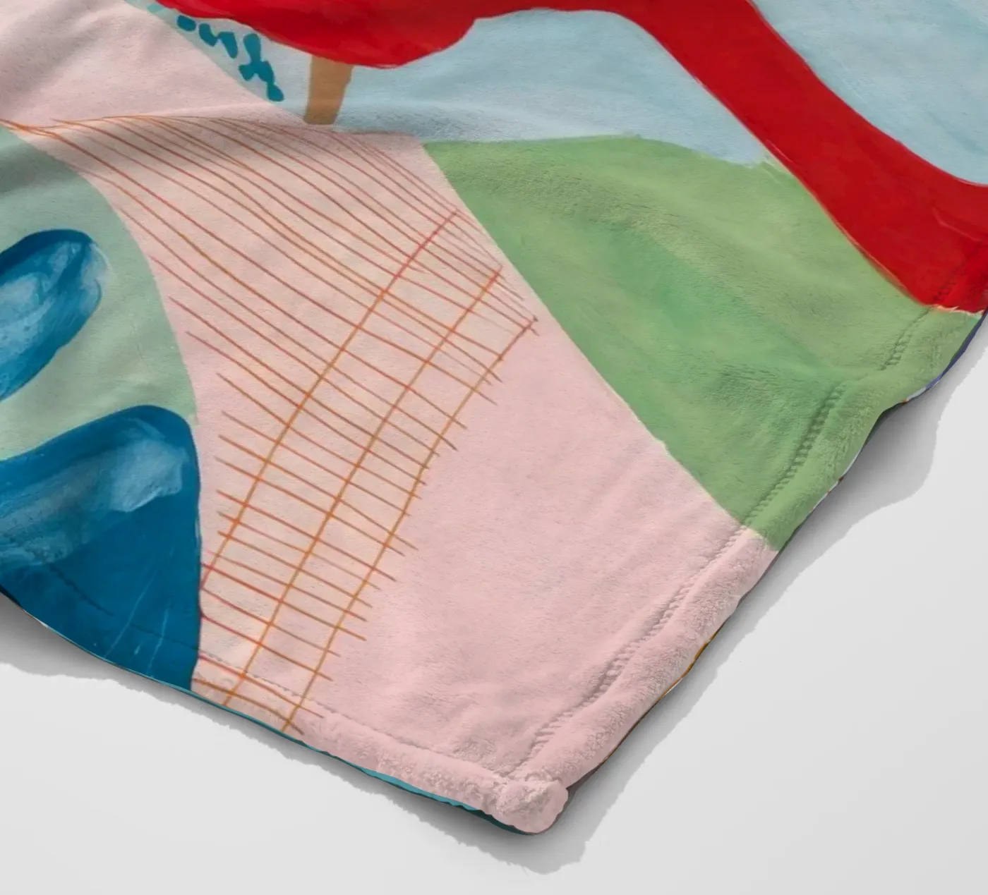 Strata Leaf Texture fleecedeken van Vivid Reverie