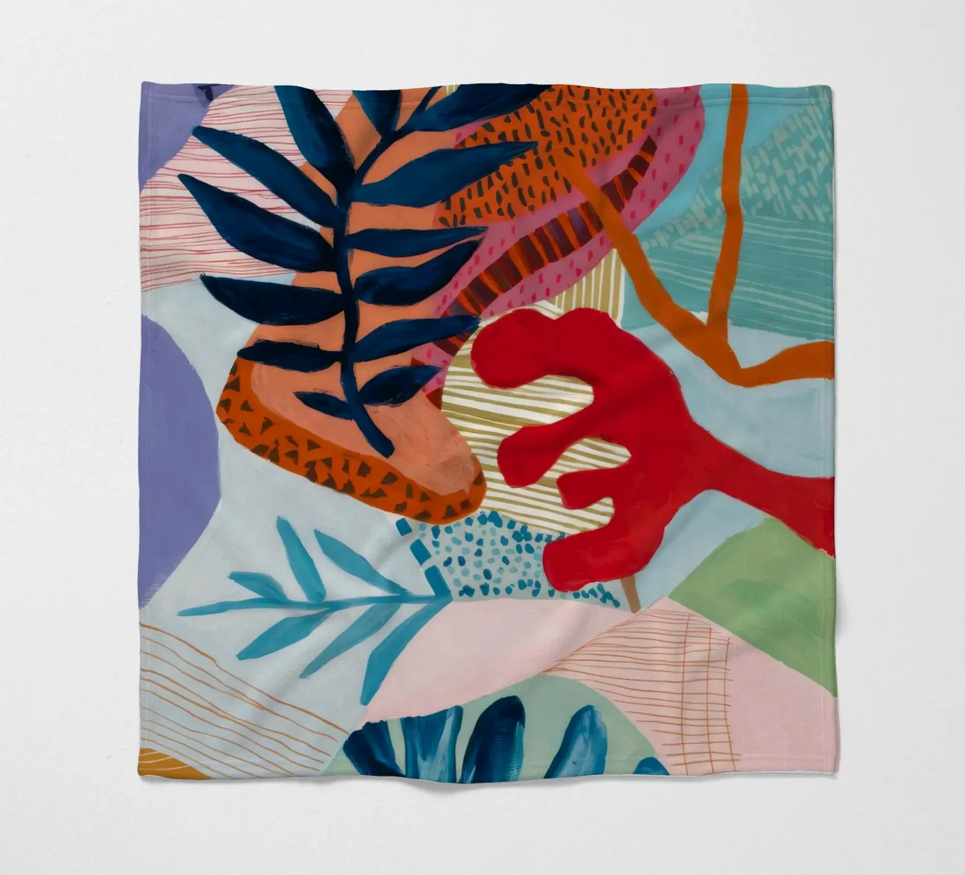 Strata Leaf Texture fleecedeken van Vivid Reverie