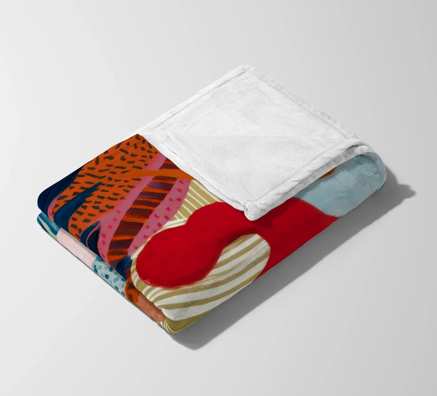 Strata Leaf Texture fleecedeken van Vivid Reverie