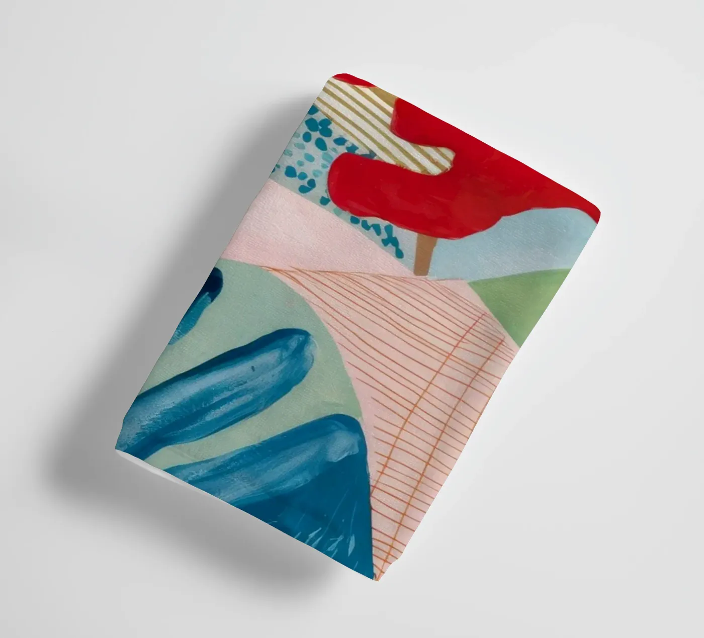 Strata Leaf Texture badhanddoek van Vivid Reverie