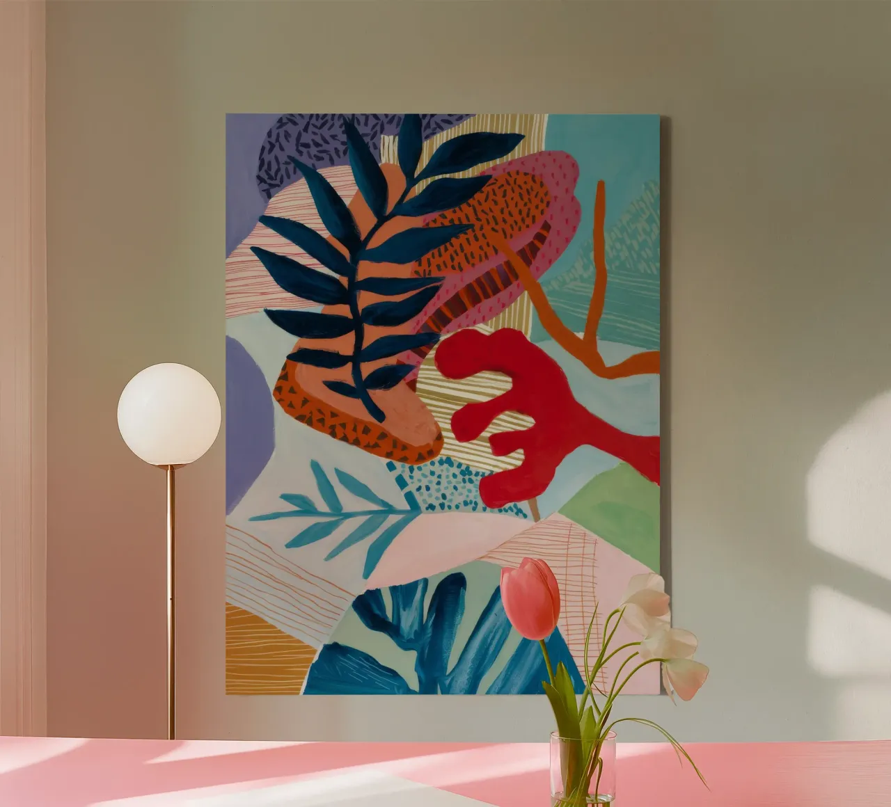 Strata Leaf Texture tela da Vivid Reverie