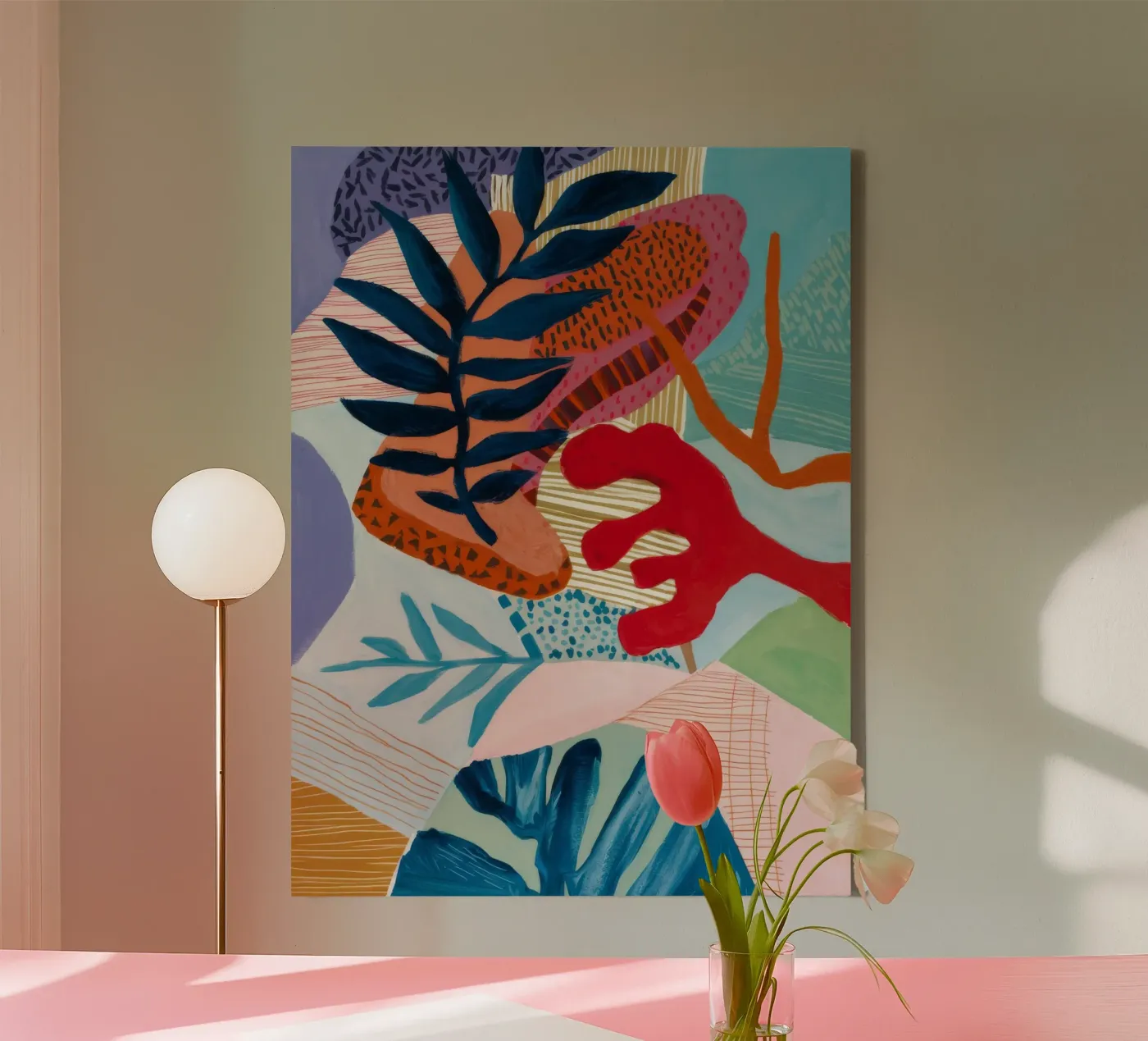 Strata Leaf Texture tela da Vivid Reverie