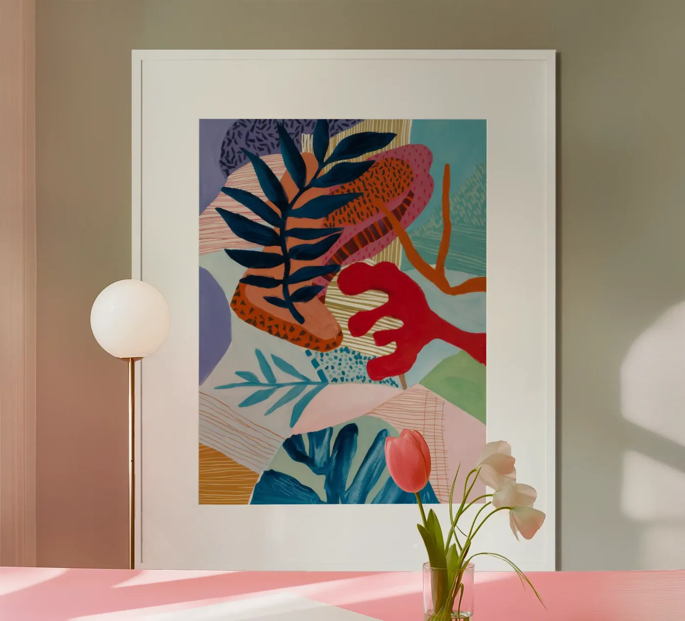 Strata Leaf Texture poster da Vivid Reverie