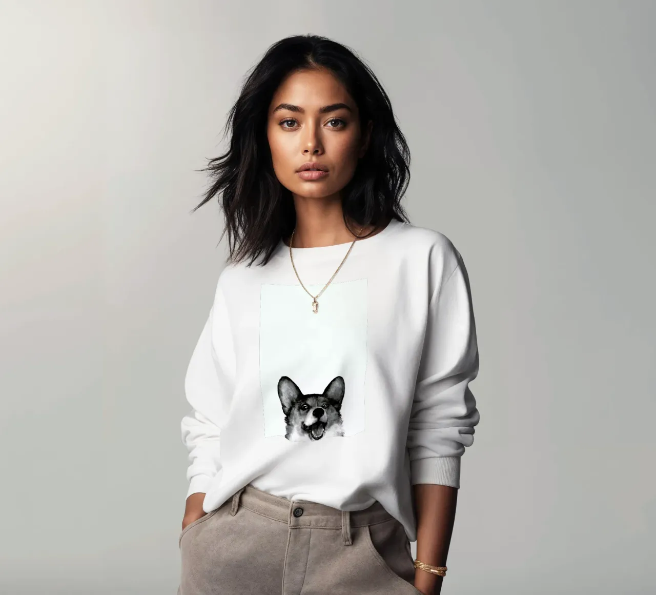 Corgi felpa da Laura Graves