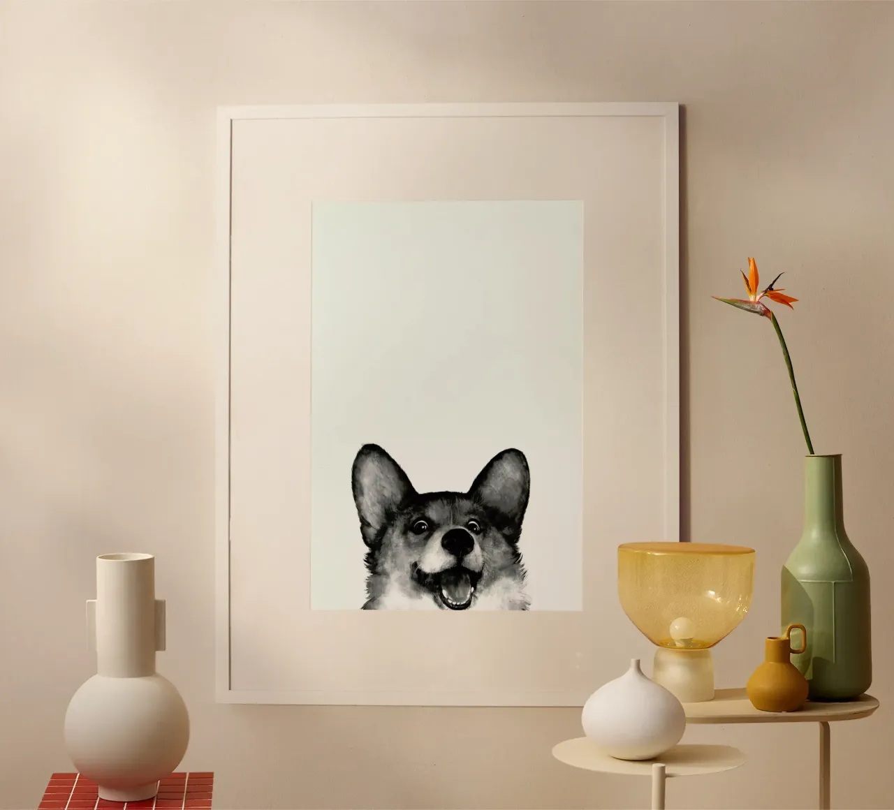 Corgi poster da Laura Graves