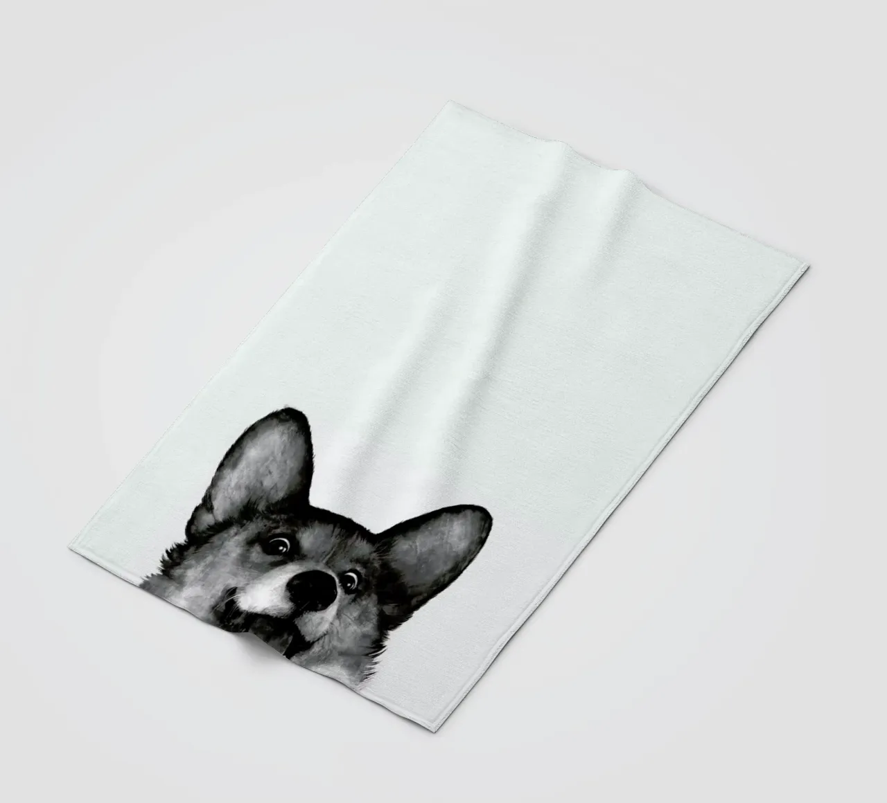 Corgi Fleecedecke von Laura Graves