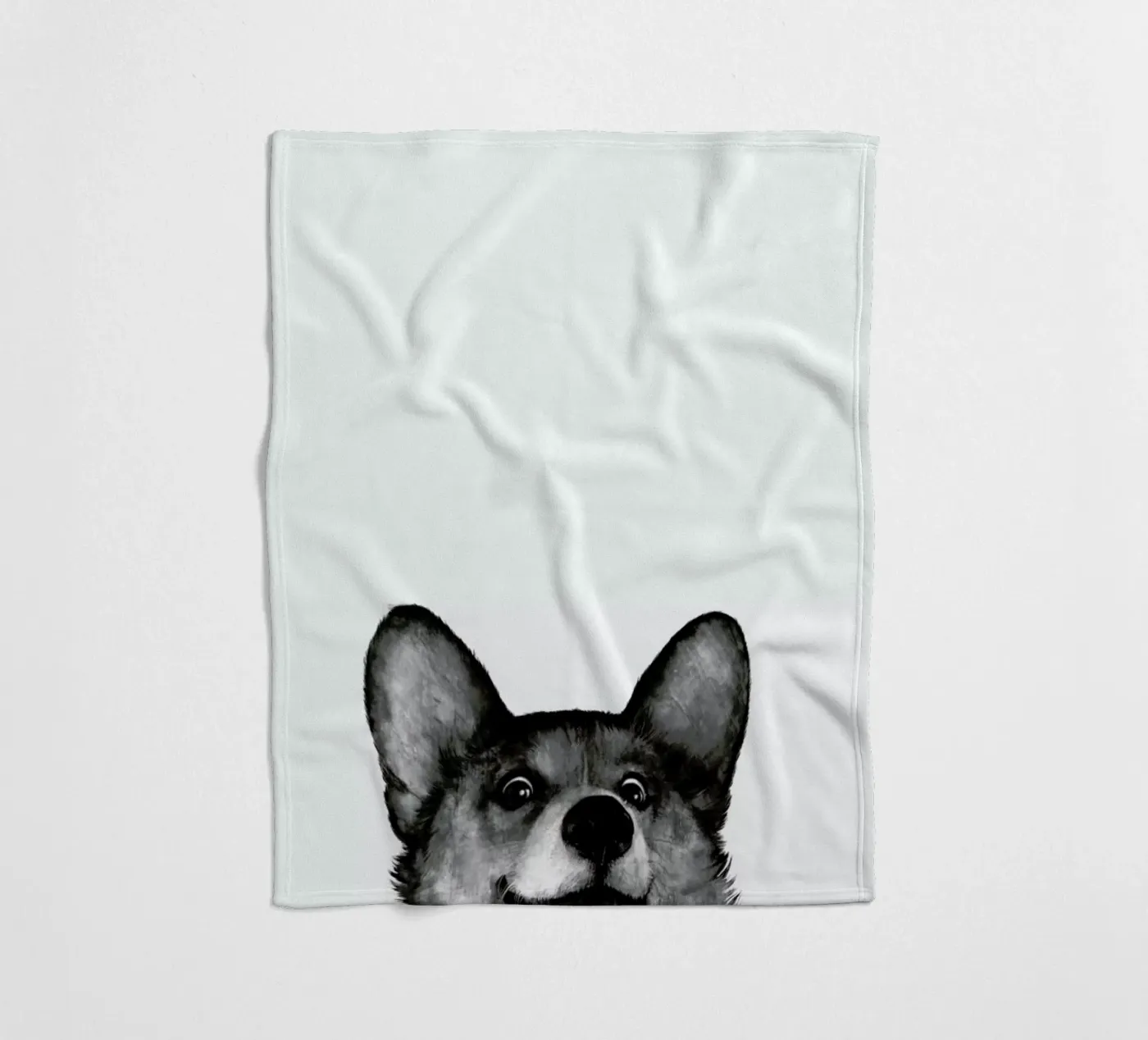 Corgi Fleecedecke von Laura Graves