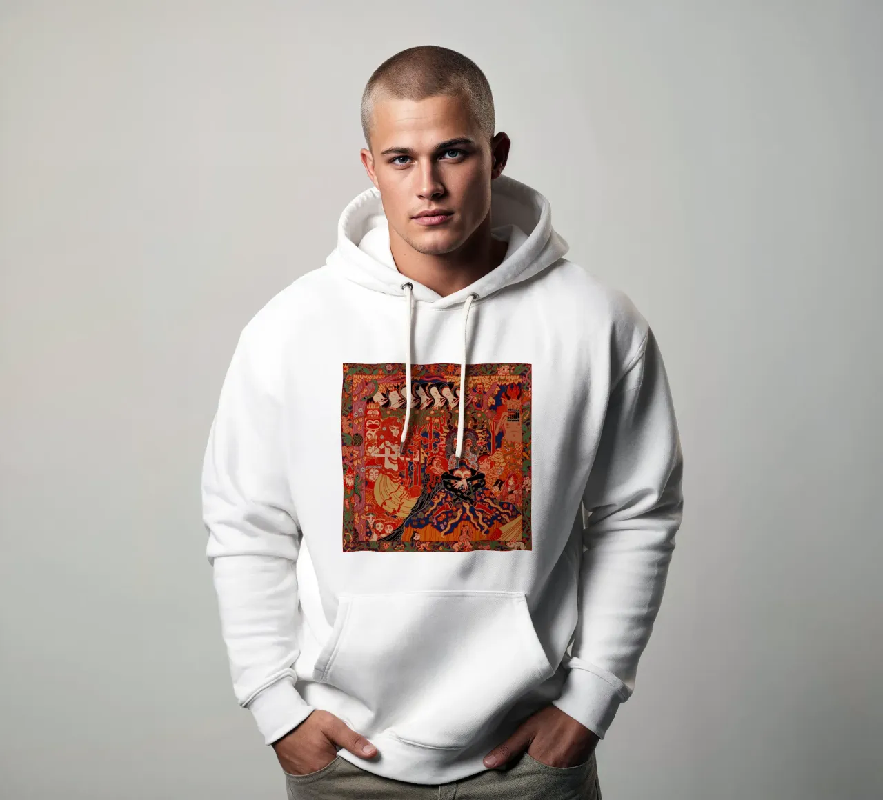 Cuore selvaggio + dove la foresta canta per sempre felpa con cappuccio da Band Merch