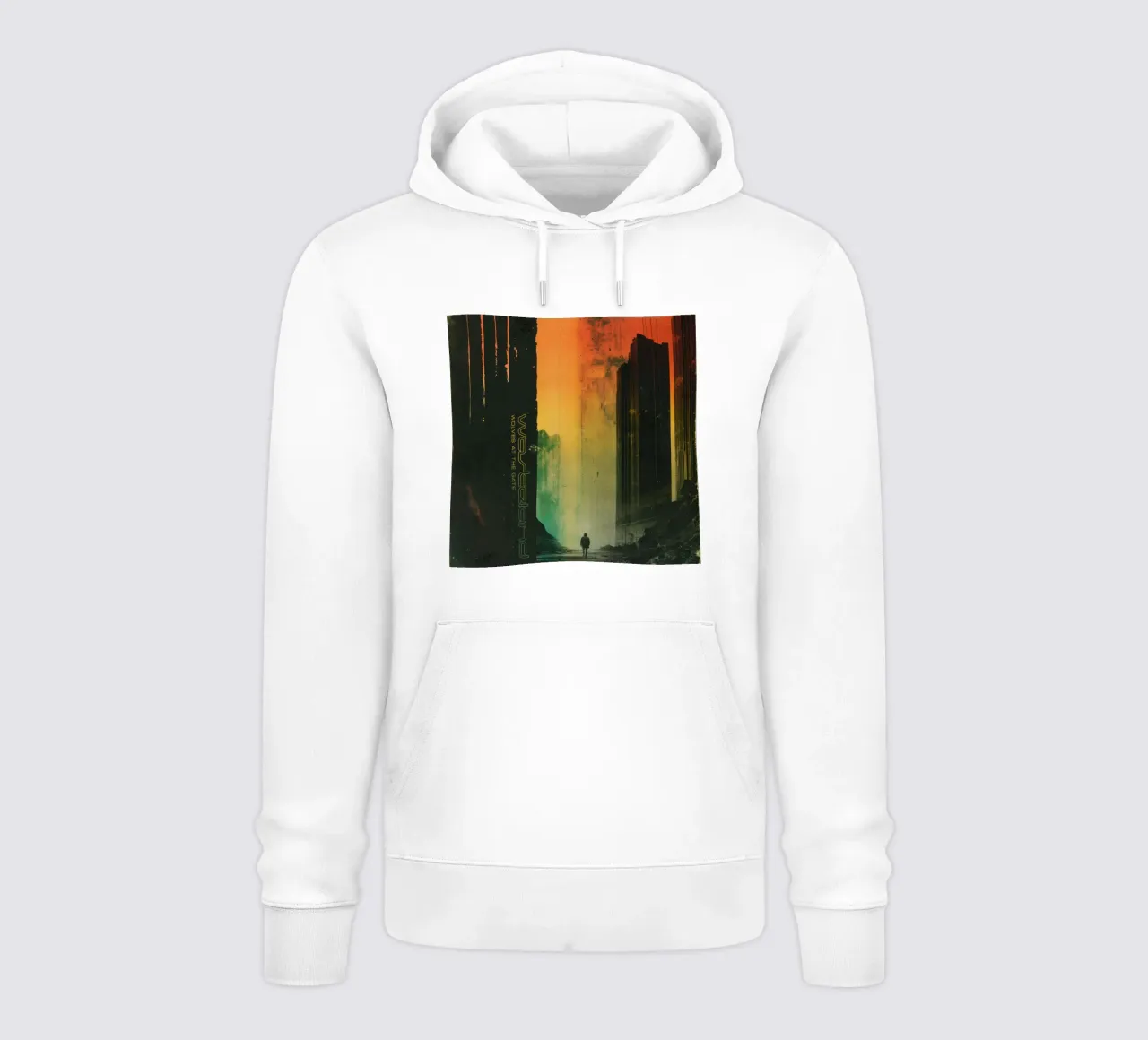 Lupi alle porte Terra desolata felpa con cappuccio da Band Merch